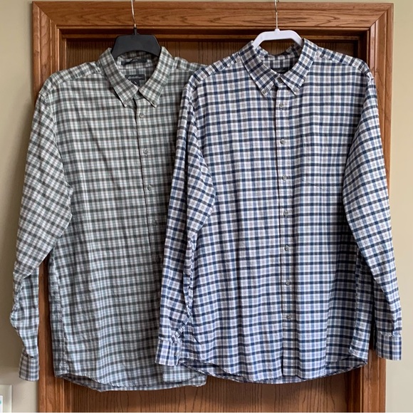 Eddie Bauer Other - Eddie Bauer - Mens (2) plaid shirts 🔥 FLASH SALE 🔥